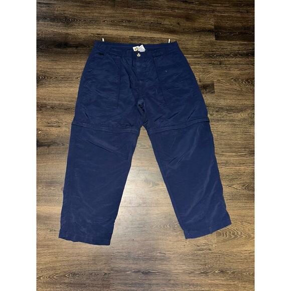 The North Face Men's Convertible Hiking Pants Navy Blue, Size Large - Picture 1 of 12